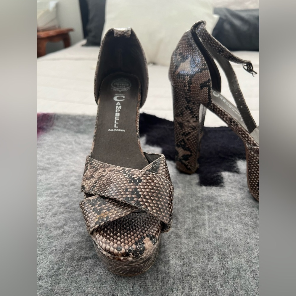 Campbell Handmade Havana Last Platforms - Picture 2 of 9